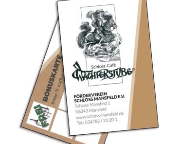 Bonuskarte im Schloss-Café Wächterstube